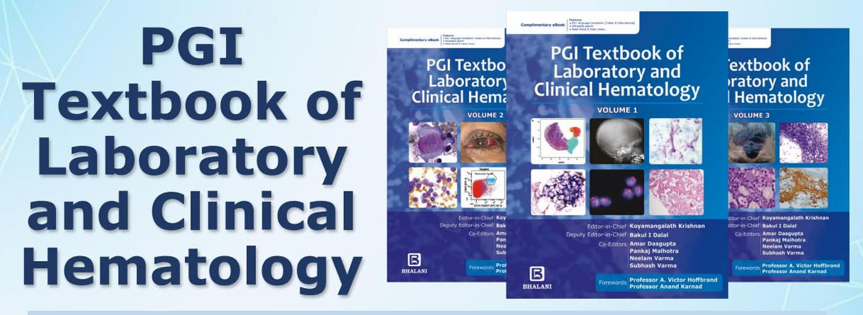 PGI Textbook of Laboratory & Clinical Hematology, 3 Volume Set, 1e - Retail Maharaj