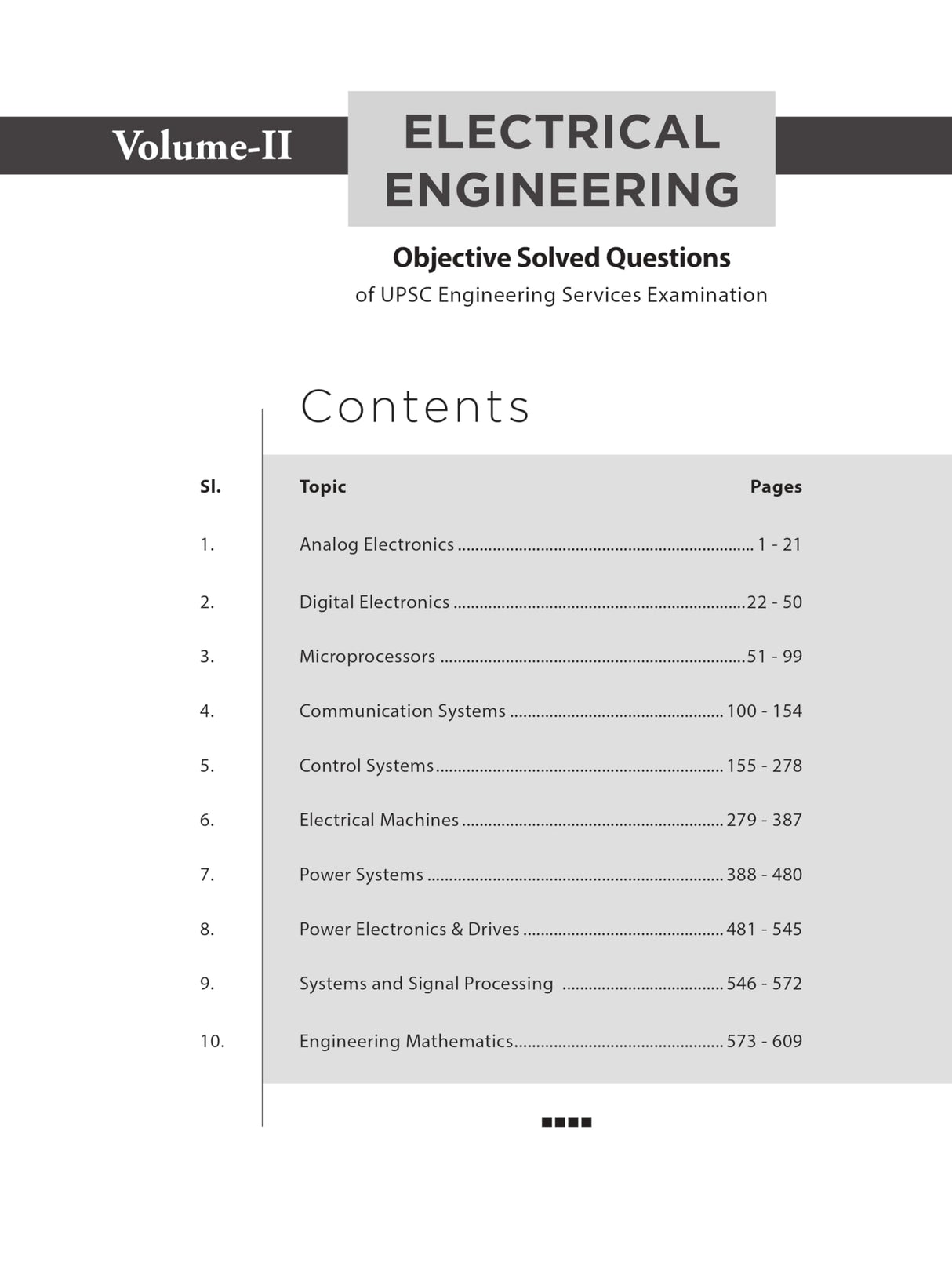 ESE 2026 : Preliminary Exam: Electrical Engineering Volume-II | Chapterwise & Topicwise Objective Solved Papers | 25 Years Solved PYQs 2001-2025| UPSC ... Examination | Fully Solved | By Made Easy - Retail Maharaj