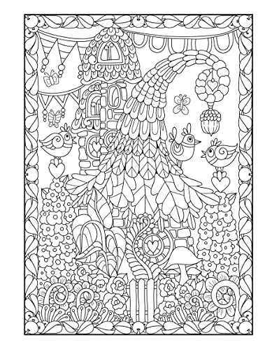 Creative Haven Whimsical Houses Coloring Book - Retail Maharaj