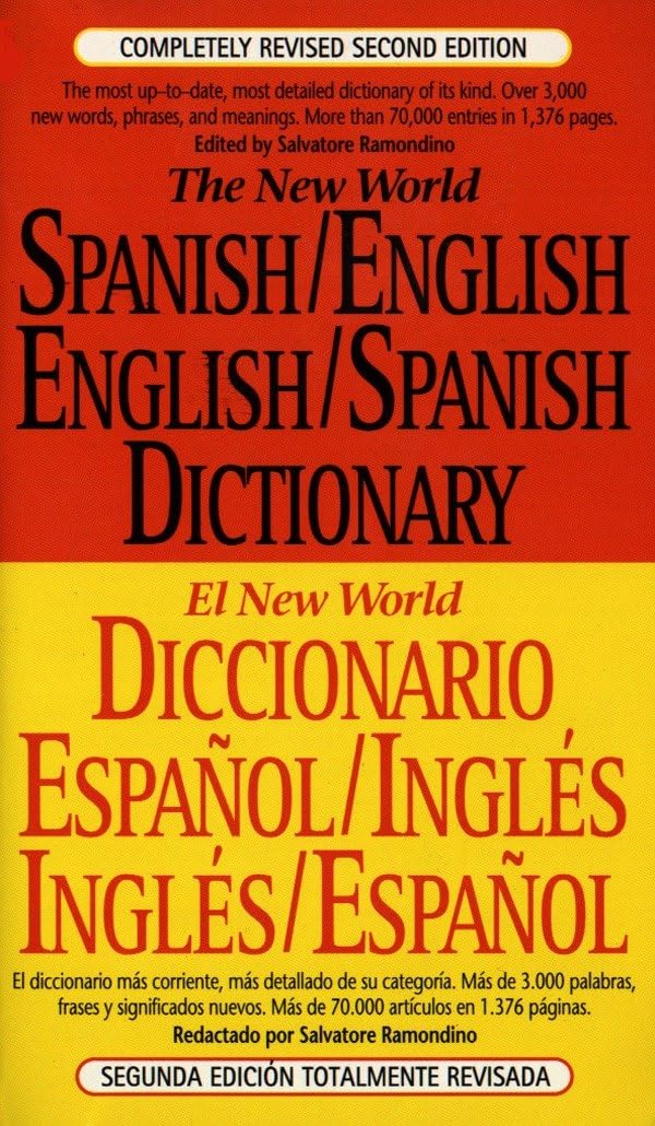 The New World Spanish-English, English-Spanish Dictionary: Completely Revised Second Edition - Retail Maharaj