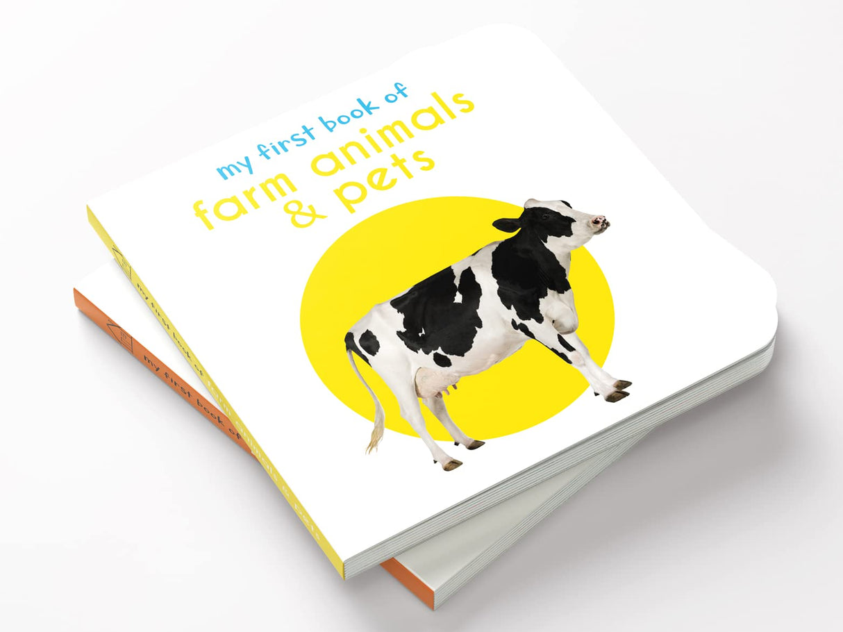 My First Book of Farm Animals & Pets | First Animal Board Book for Babies, Toddlers & Preschoolers | Learn About Farm Animals and Pet Friends with Bright Pictures | Early Learning Book for Kids Ages 0-3 Years - Retail Maharaj