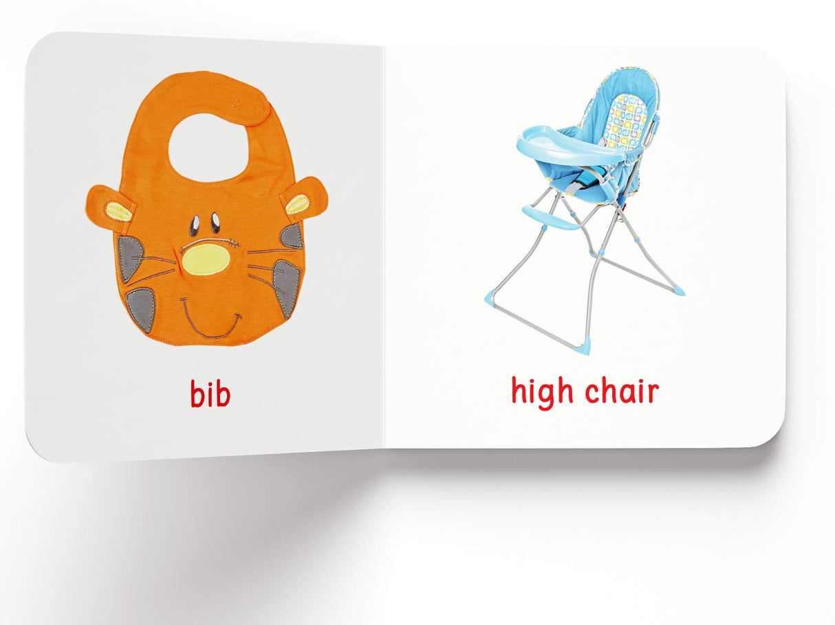 My First Book of Baby Objects | First Everyday Objects Board Book for Babies, Toddlers & Preschoolers | Learn About Common Baby Items with Bright Pictures | Early Learning Book for Kids Ages 0-3 Years - Retail Maharaj