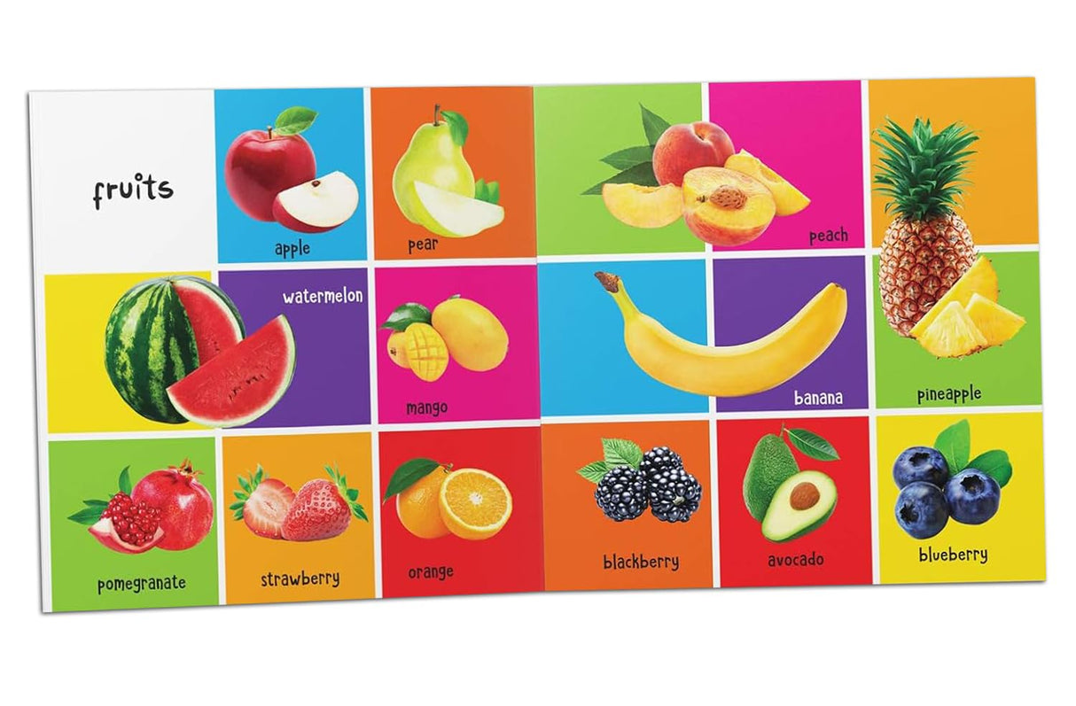 My First 100 Series Boxset- Pack of 5 Picture Books for Children (Animals, Words, Numbers, Food We Eat and Things That Move) - Retail Maharaj