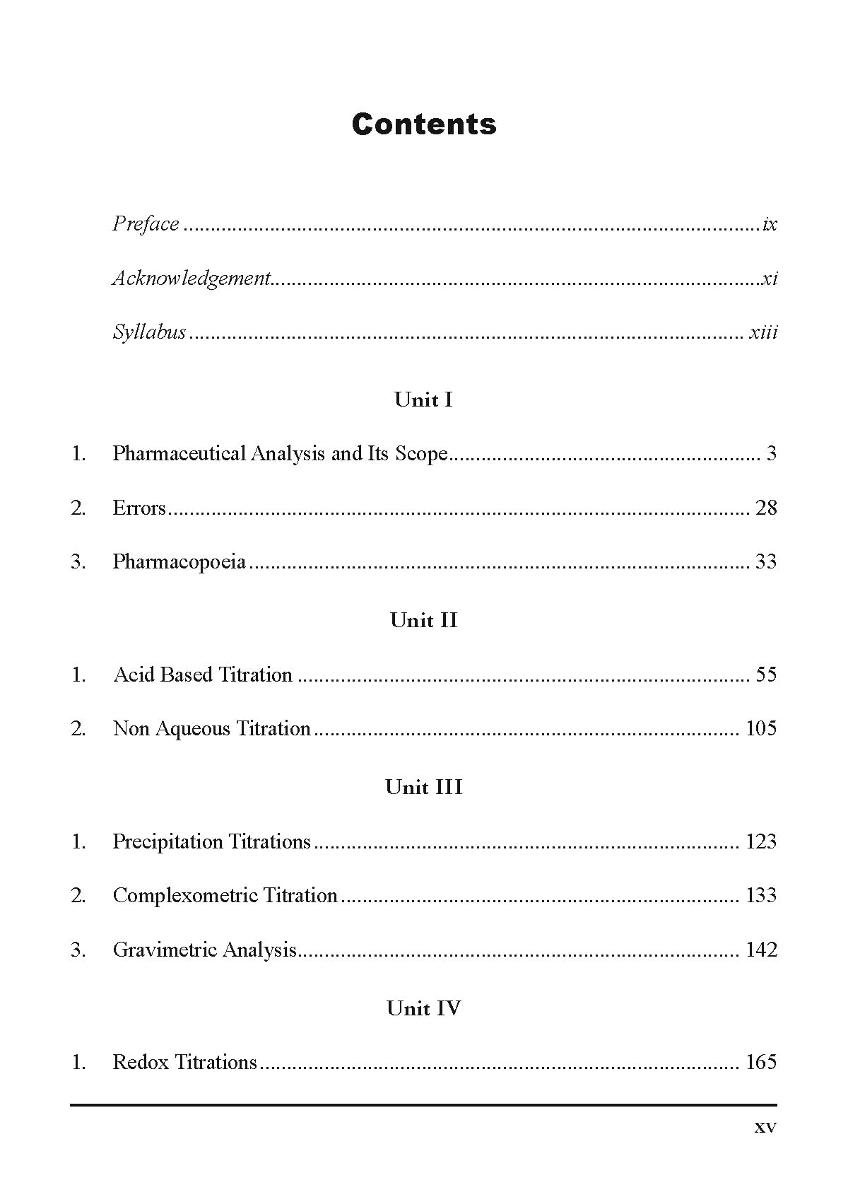 A Textbook of Pharmaceutical Analysis- For First Year B. Pharm Semester - I - Retail Maharaj