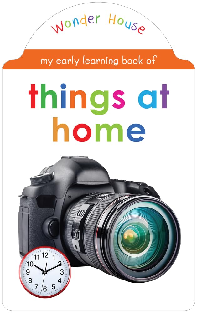 My Early Learning Book of Things at Home: Attractive Shape Board Book for Kids | Learn About Common Household Items Like Bed, Chair, Clock, Spoon & More with Bright Pictures and Fun Cut-Out Design | Early Learning Book for Babies, Toddlers & Preschoolers - Retail Maharaj