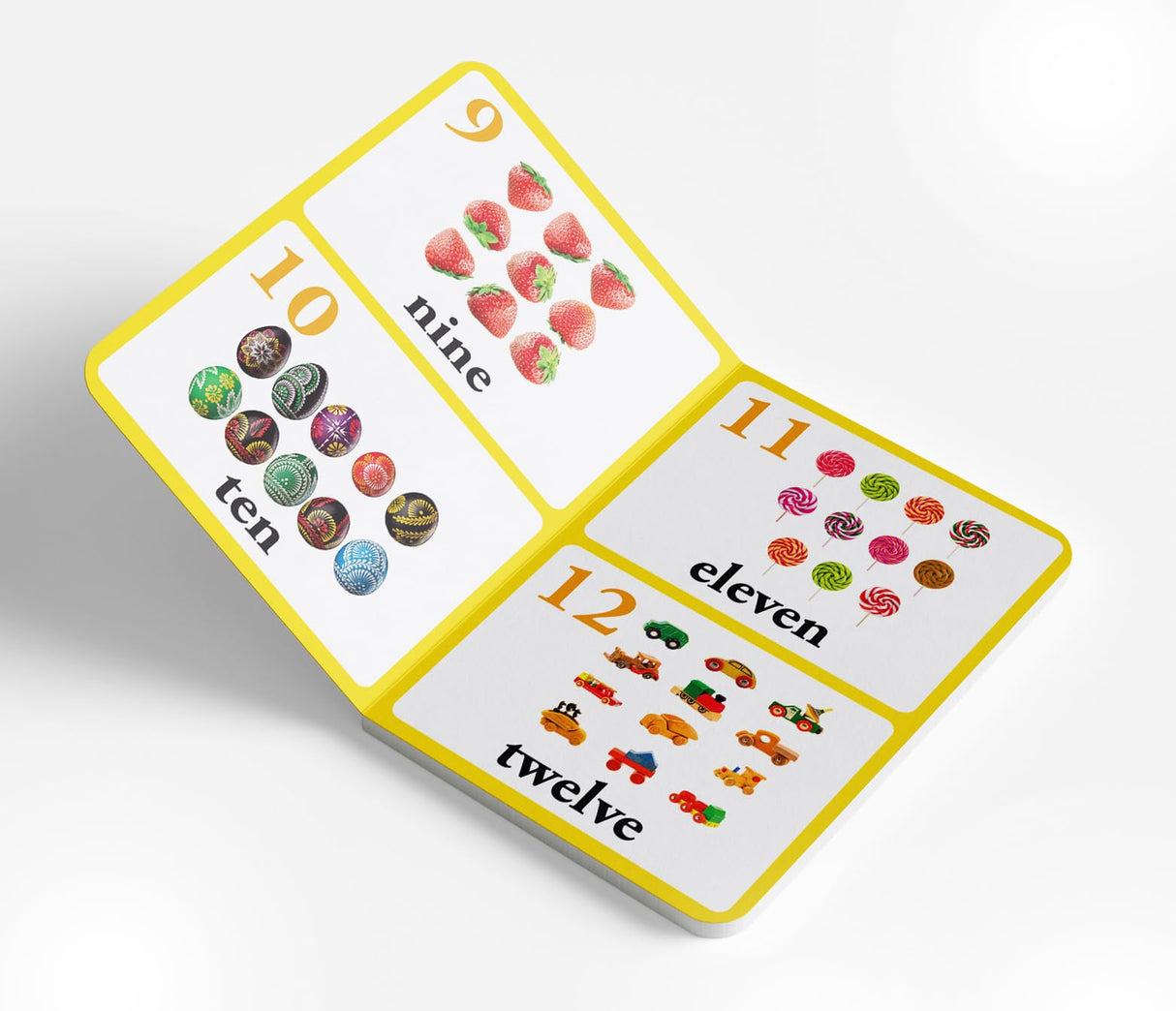 Numbers 1,2,3 – Early Learning Board Book with Large Font: Brightly Illustrated Counting Book for Kids | Big Board Books Series for Babies, Toddlers & Preschoolers | Learn Numbers with Bold Text & Clear Pictures | Ages 0–5 Years - Retail Maharaj
