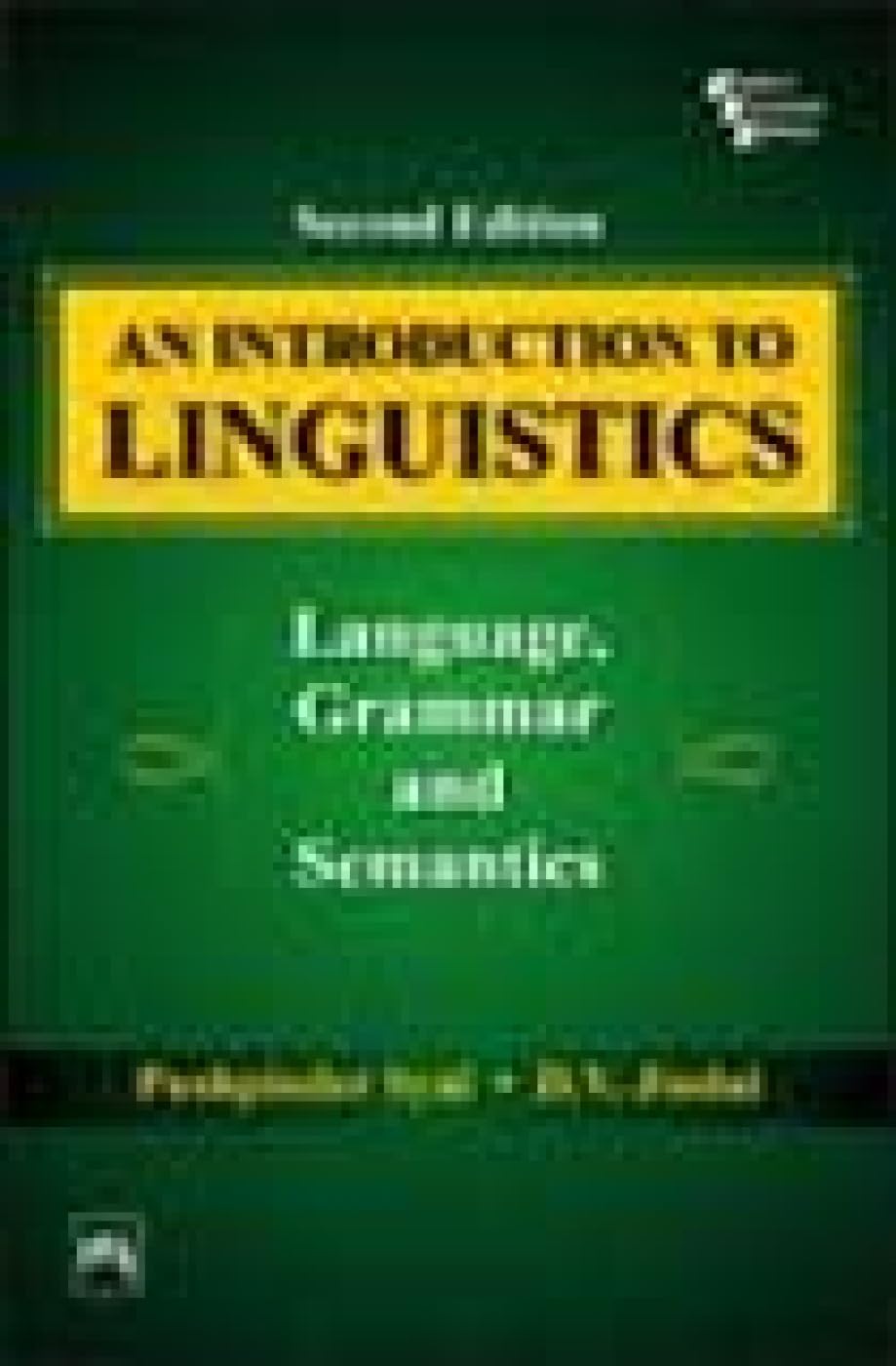 INTRODUCTION TO LINGUISTICS: LANGUAGE GRAMMAR AND SEMANTICS - Retail Maharaj