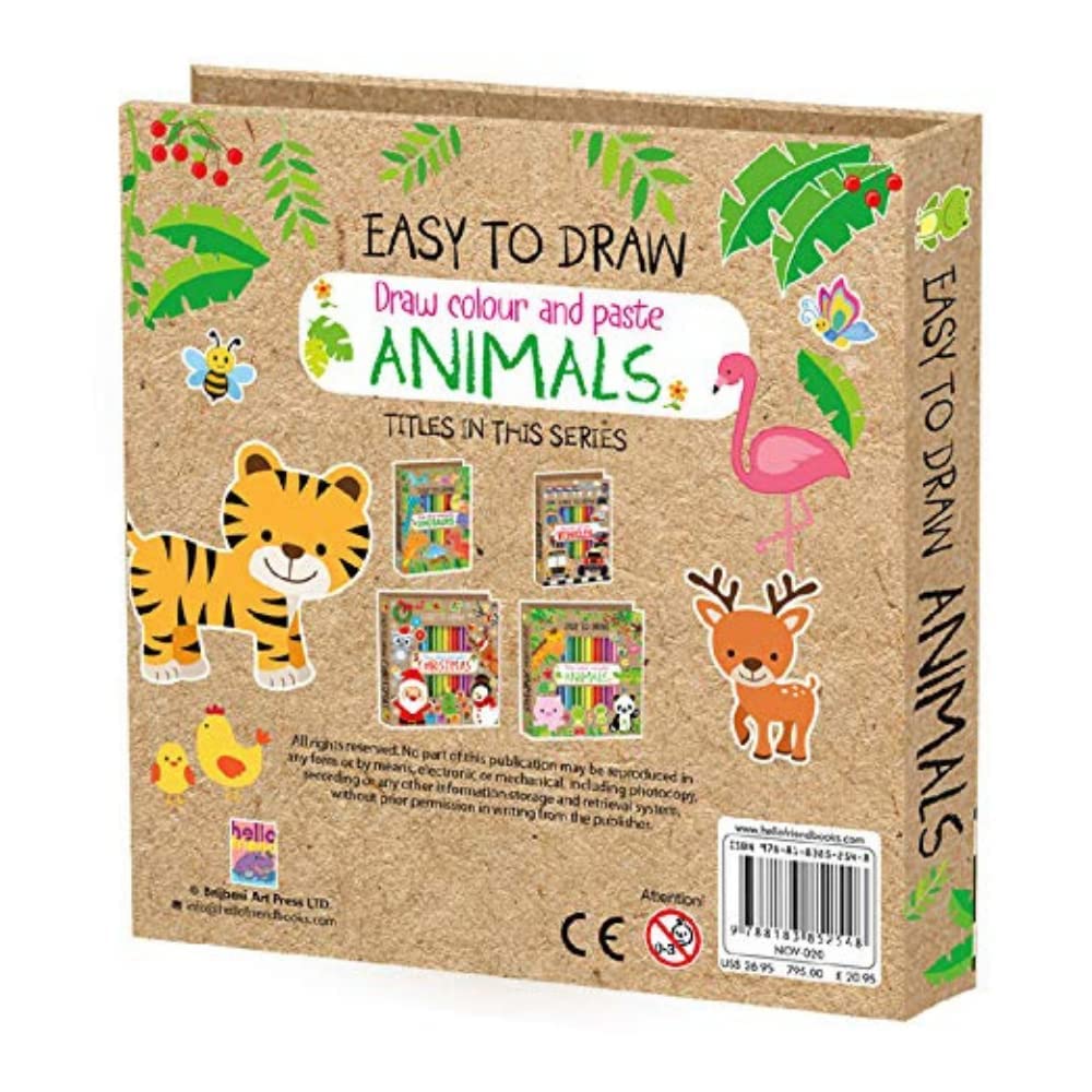 Hello Friend Animals Easy to Draw Art and Craft Kit - Retail Maharaj