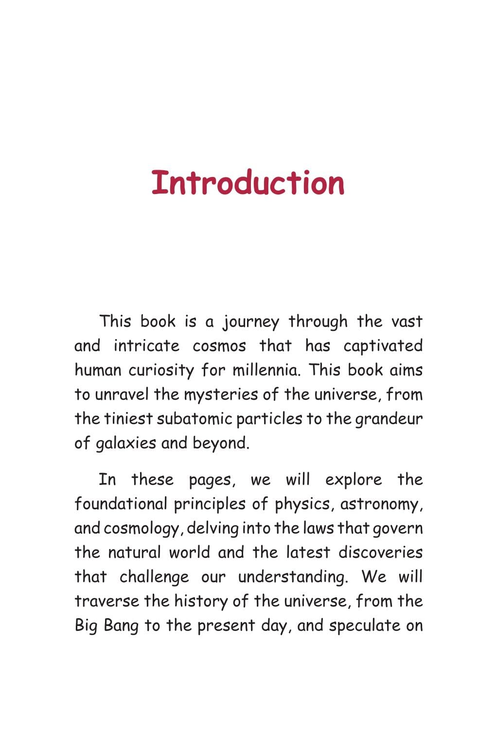 Fundamentals Of The Universe