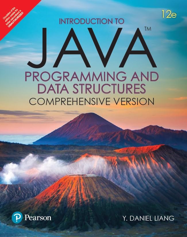 Pearson Introduction to Java Programming and Data Structures, Comprehensive Version, 12th Edition by Pearson - Retail Maharaj