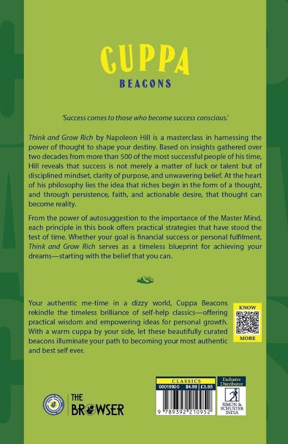 Think and Grow Rich (Cuppa Beacons) - Retail Maharaj