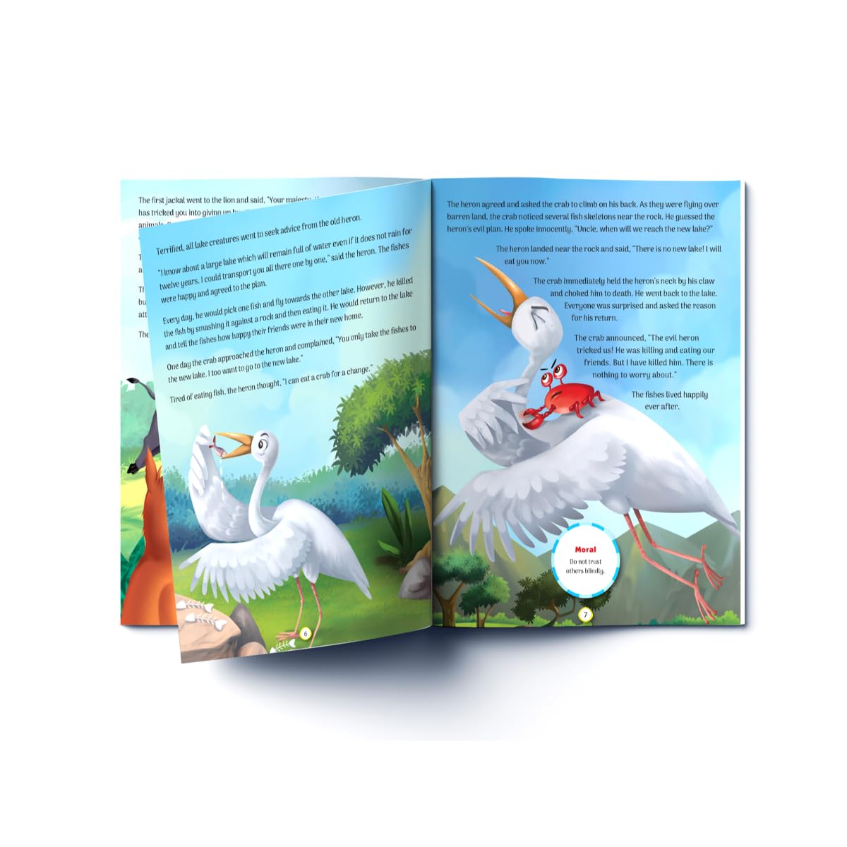 Short Stories From Panchatantra - Collection of 10 Books: Abridged Illustrated Stories For Children (With Morals) - Retail Maharaj