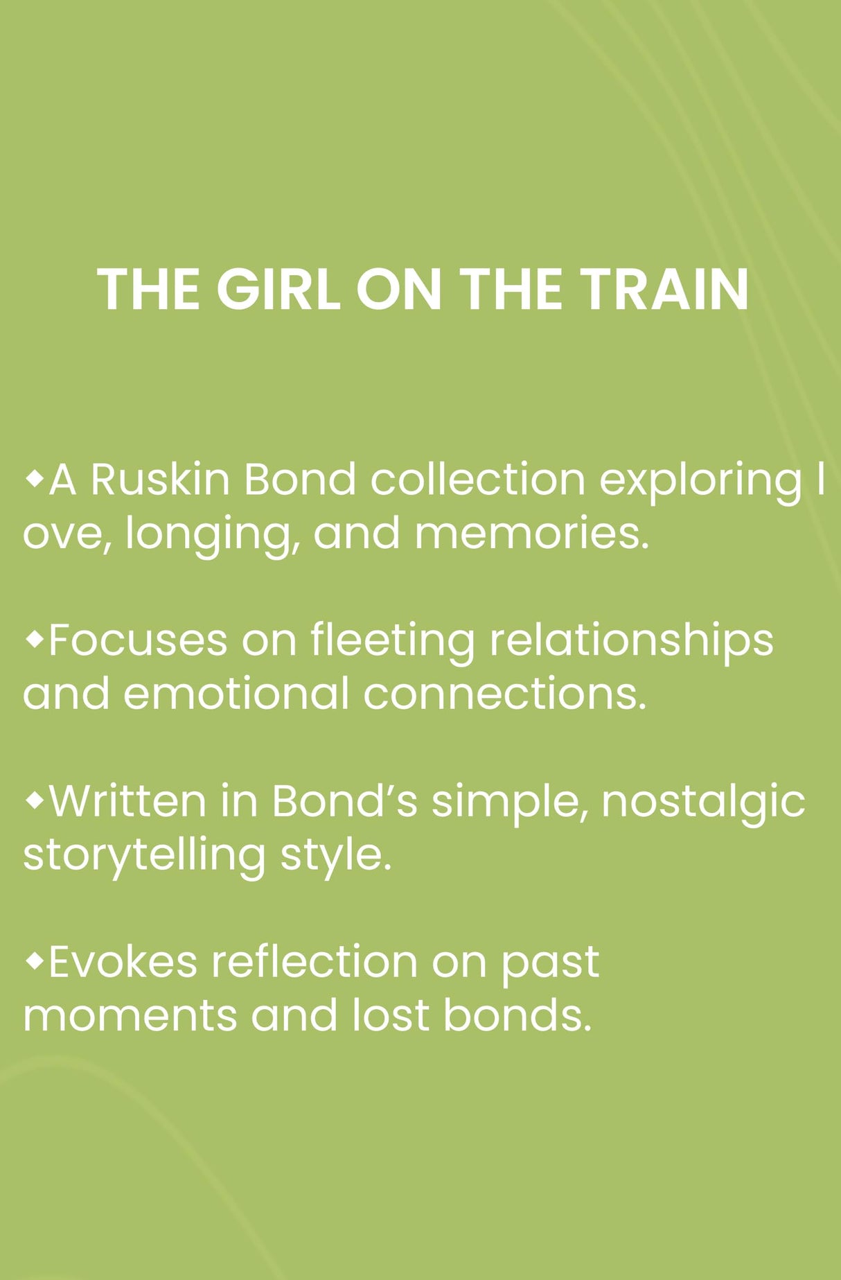 THE GIRL ON THE TRAIN - Retail Maharaj