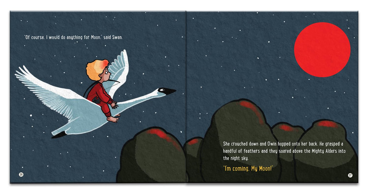 O’win and the Moon – Illustrated Board Book for Kids: A Lunar Eclipse Adventure with Bears, Lions & Swans | Learn Courage, Constellations & Sky ... Tale for Toddlers & Preschoolers (Ages 5+) - Retail Maharaj