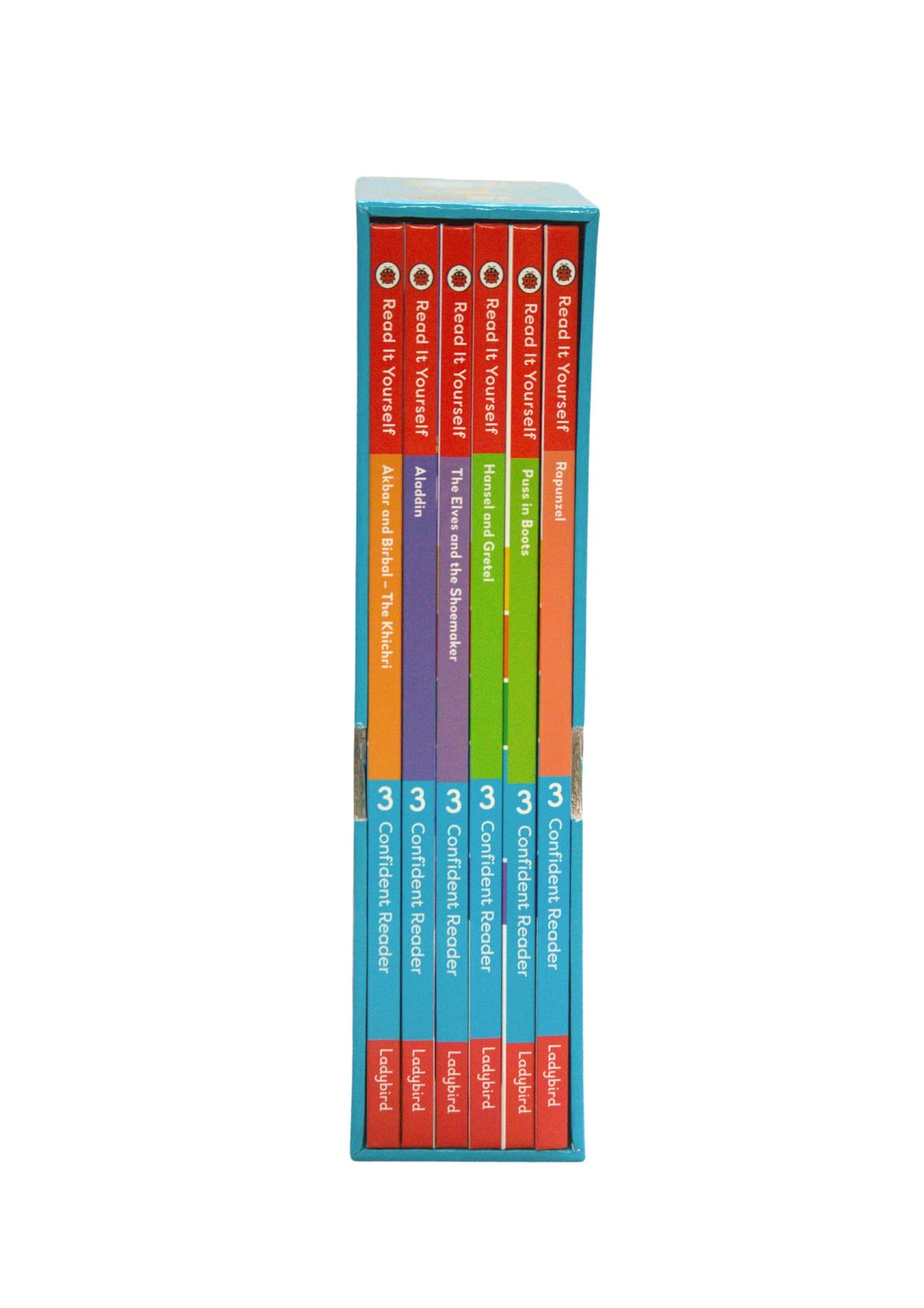 Read It Yourself with Ladybird: Confident Readers Level 3: 6 Books Collection Box Set (Akbar and Birbal, Aladdin, Puss in Boots, Hansel and Gretel, Rapunzel and The Elves and the Shoemaker - Retail Maharaj