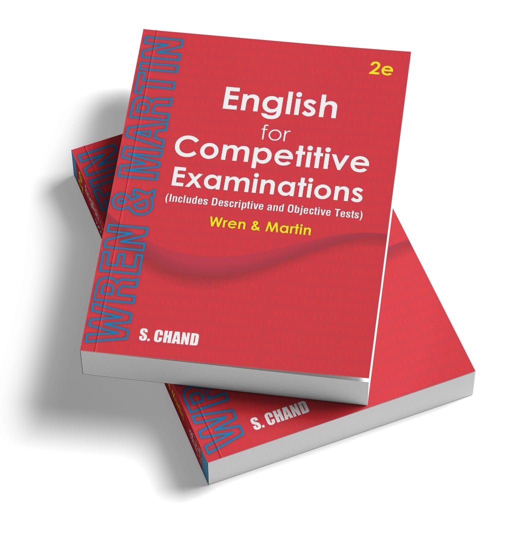 New Edition - Wren & Martin English for Competitive Examinations 2025 - 2026 (Includes Descriptive and Objective Tests) 2nd Latest Edition | English ... AFCAT, UP, Delhi Police, Law - S Chand Books - Retail Maharaj