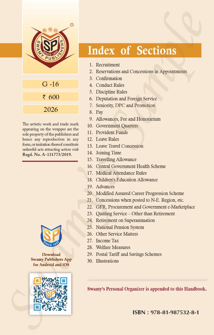 Swamy's Handbook for CGS (English) - Retail Maharaj