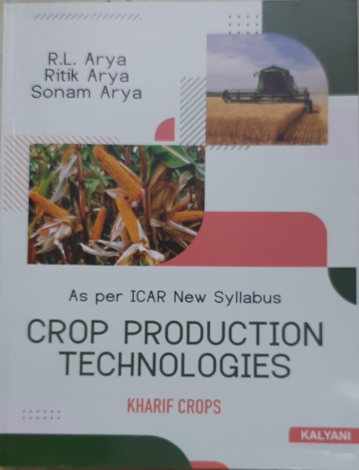 Crop Production Technologies (Kharif Crops) ICAR