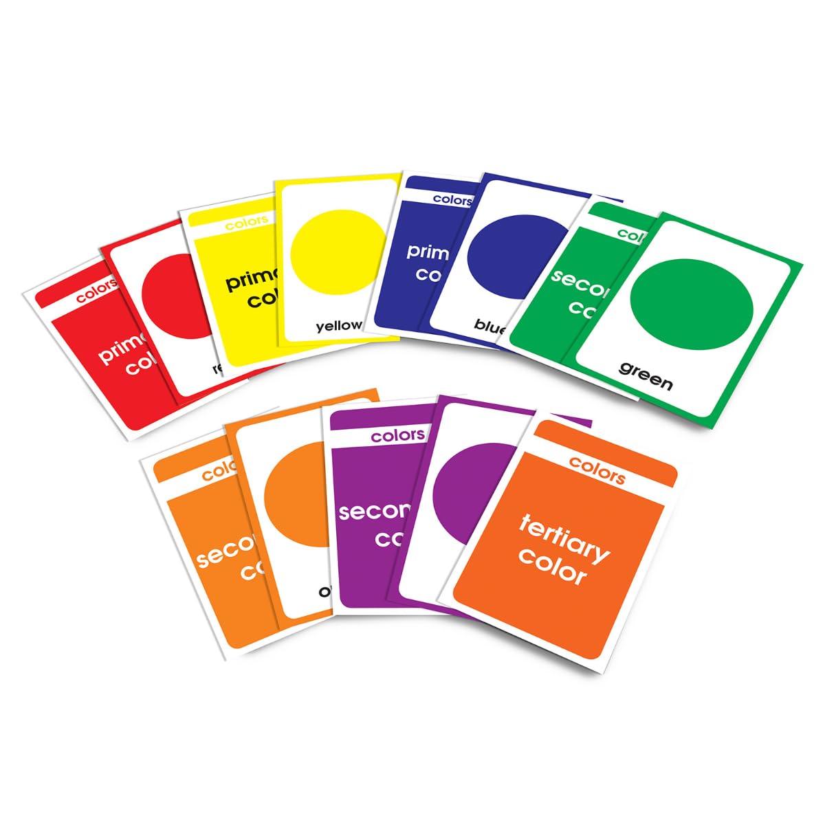 Amazing Flash Cards Colors & Shapes: Early Development of Preschool Toddler (55 Cards) - Retail Maharaj