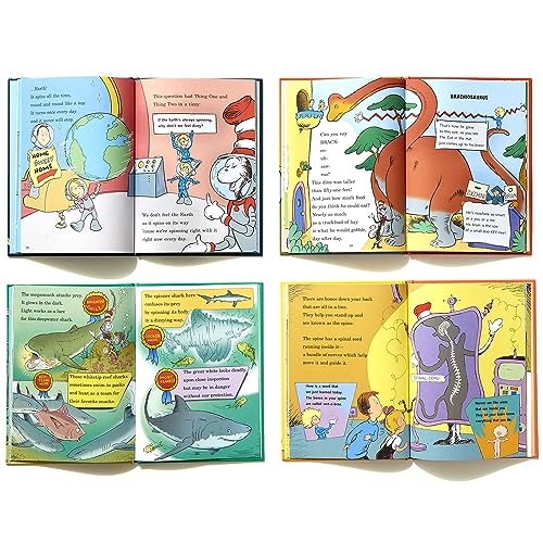 The Cat in the Hat's Learning Library Favorites: There's No Place Like Space!; Oh Say Can You Say Di-no-saur?; Inside Your Outside!; Hark! A Shark! - Retail Maharaj