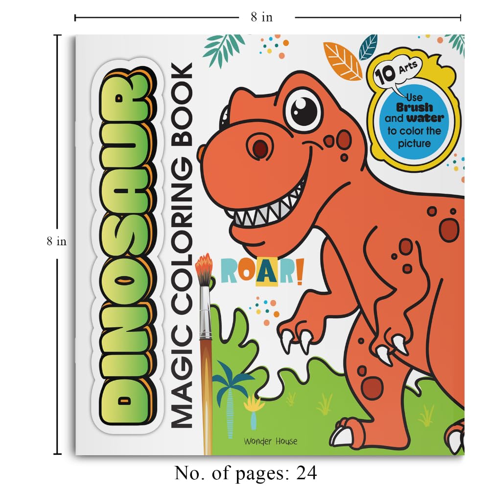 Dinosaur Magic Coloring Book - Retail Maharaj