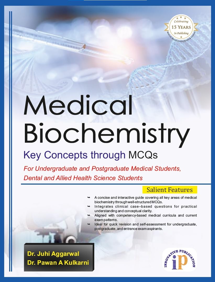 Medical Biochemistry: Key Concepts through MCQs (First Edition, 2026) - Retail Maharaj