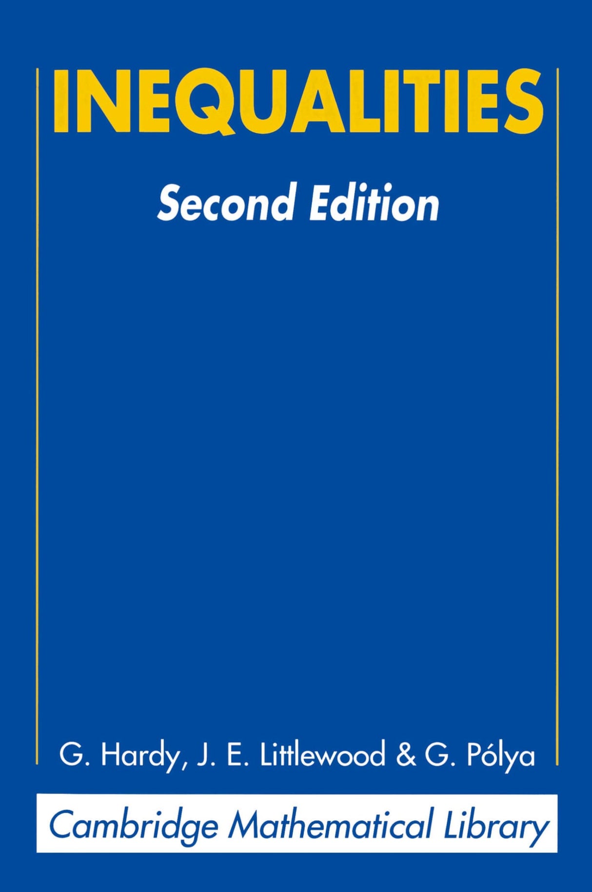 Inequalities (Cambridge Mathematical Library) - Retail Maharaj