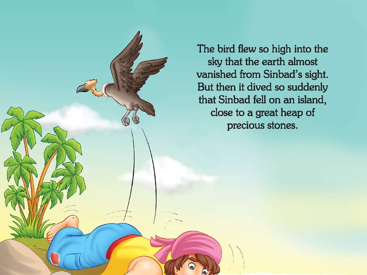 Pop-Up Fairy Tales – Sindbad Story Book for Kids Ages 3–7 Years | Interactive Pop-Up Book with Colorful Illustrations, Magical Sea Voyages, Adventure Stories & Early Reading Enjoyment - Retail Maharaj