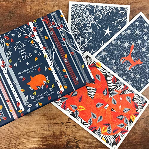 The Fox and the Star: Note Cards and Envelopes: Set of 12 - Retail Maharaj