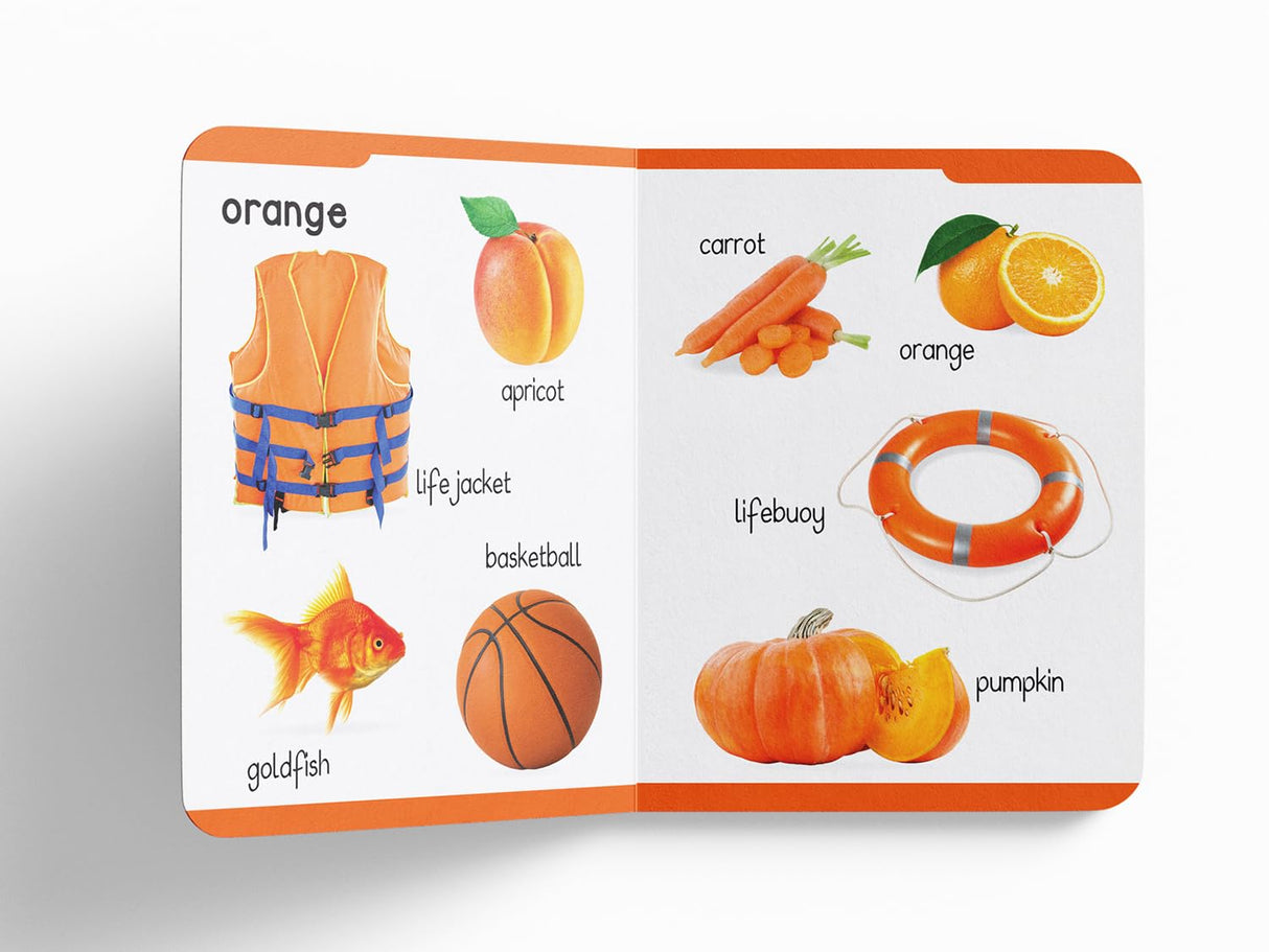 Early Learning Padded Book of Colors and Shapes: Board Book for Kids | Learn Basic Colours and Common Shapes with Bright, Engaging Pictures | Durable Padded Board Book for Babies, Toddlers & Preschoolers | Ages 0–5 Years - Retail Maharaj
