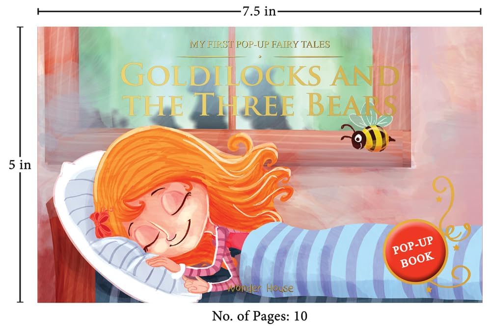 My First Pop-Up Fairy Tales - Goldilocks and The Three Bears : Pop up Books for children - Retail Maharaj