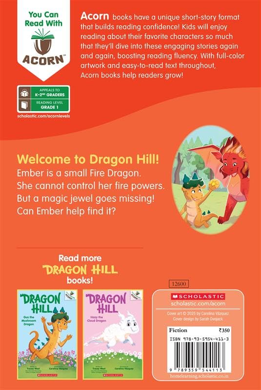 Dragon Hill #01: Ember The Fire Dragon: An Acorn Book - Retail Maharaj