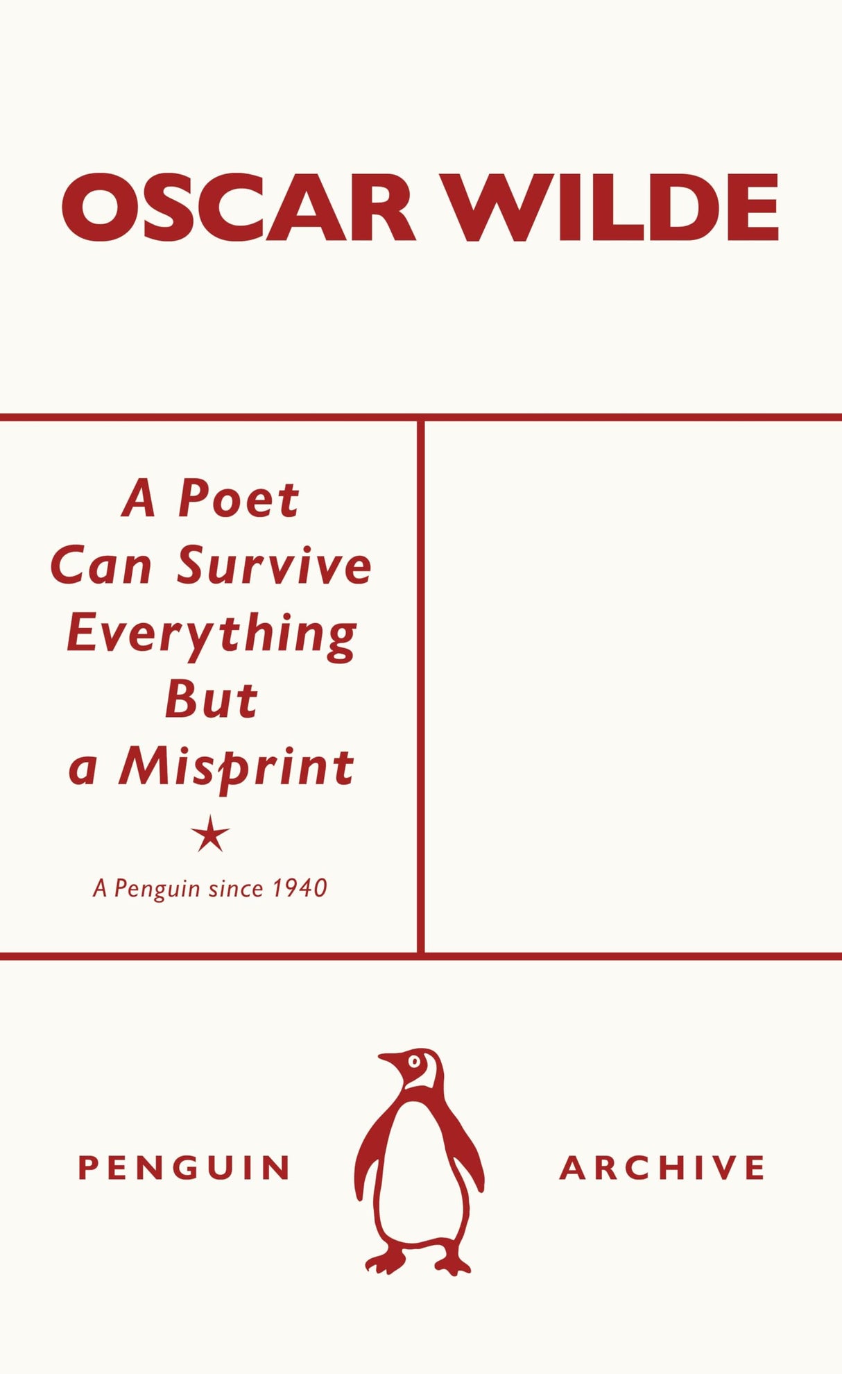 A Poet Can Survive Everything But a Misprint (Penguin Archive) - Retail Maharaj