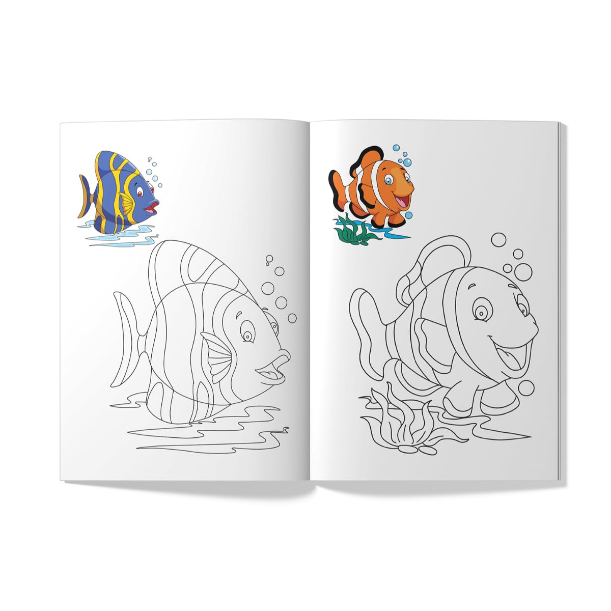 Little Artist Series Fish: Copy Colour Books - Retail Maharaj