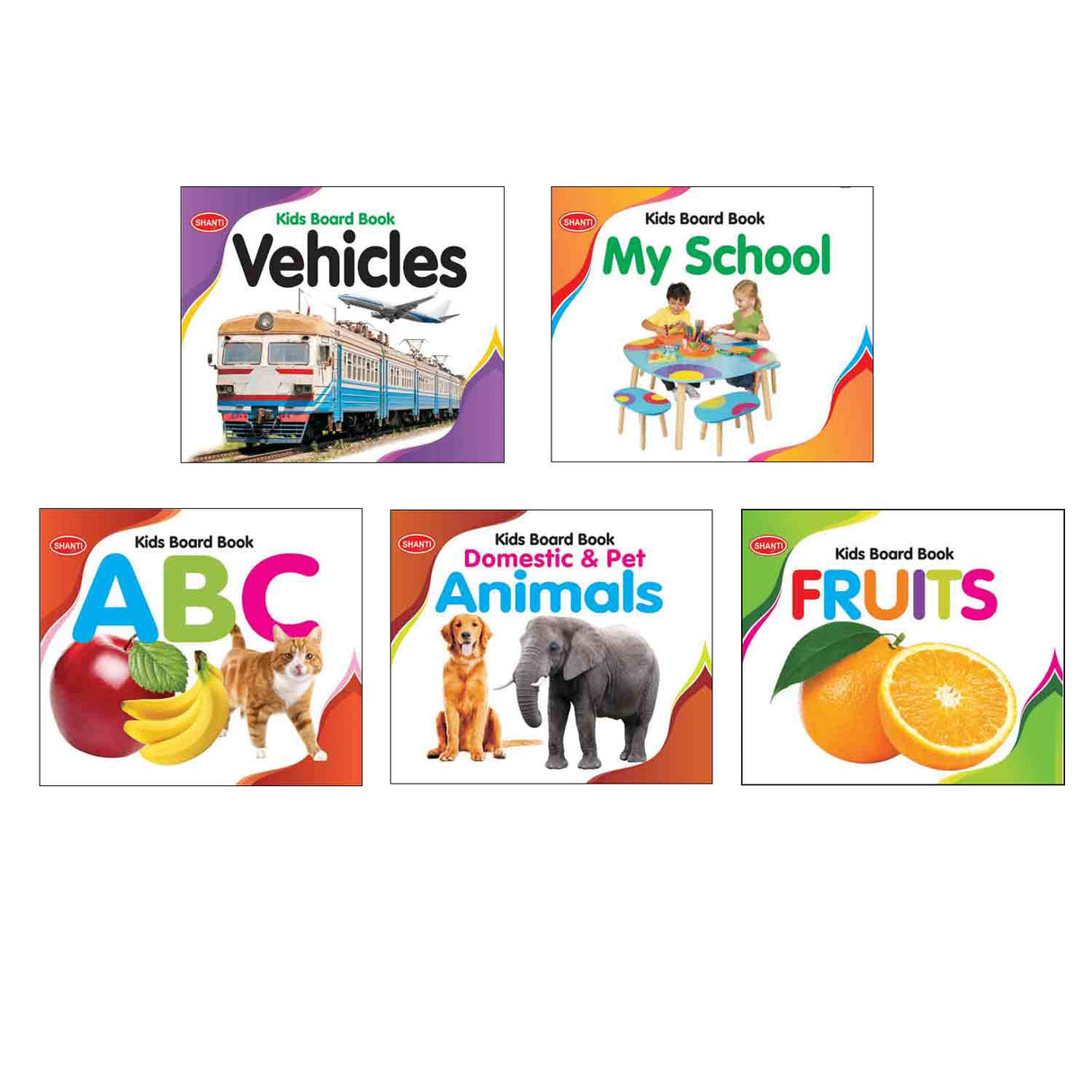 Shanti Publications Kids Board Books - FRUITS - Retail Maharaj