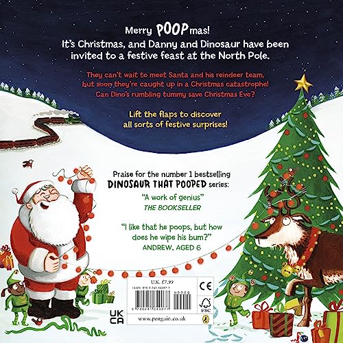 The Dinosaur that Pooped a Reindeer!: A festive lift-the-flap adventure - Retail Maharaj