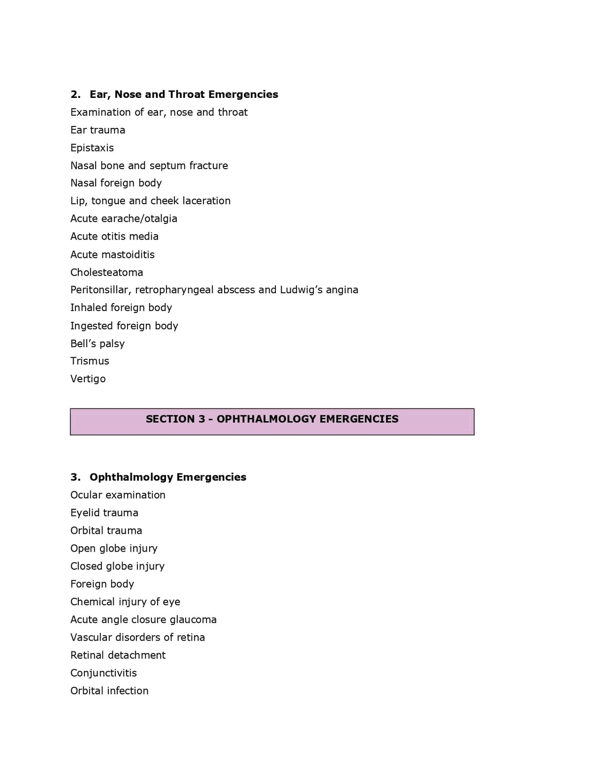 Common Medical Emergencies - Retail Maharaj