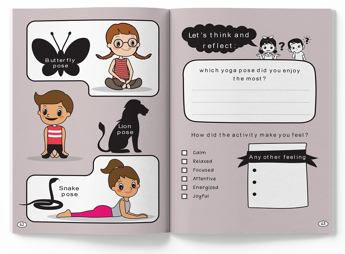 Mindfulness Journal Activity Book for Kids Daily reflection, gratitude prompts, breathing exercises & doodle space | Ages 6–10 | Build Calm, Focus & Positivity - Retail Maharaj
