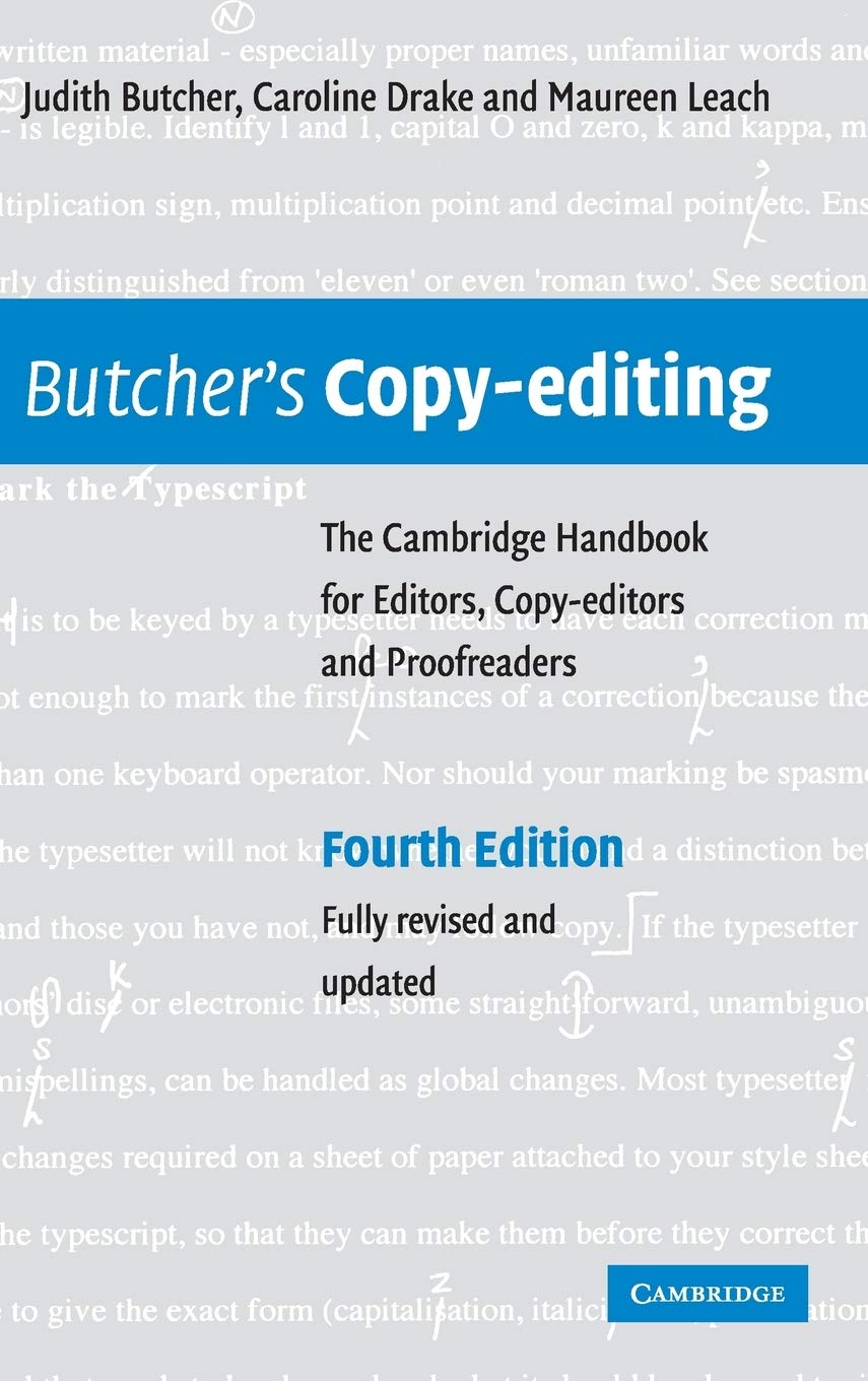 Butcher's Copy-editing: The Cambridge Handbook for Editors, Copy-editors and Proofreaders - Retail Maharaj