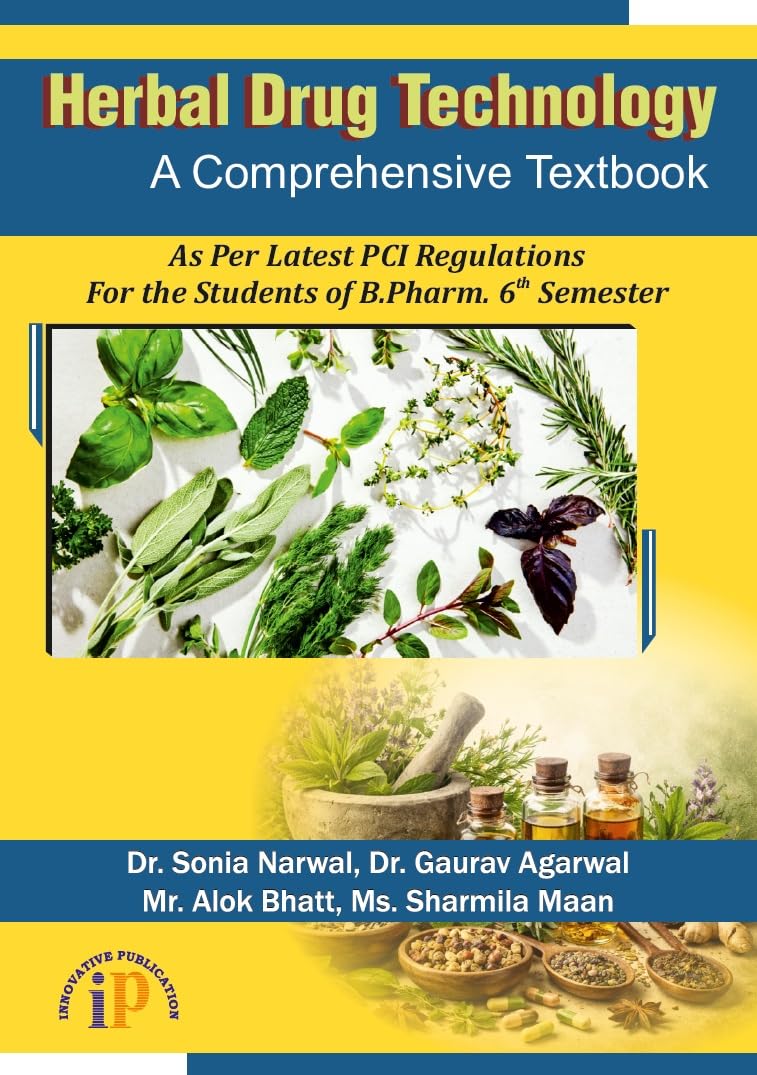 Herbal Drug Technology- A Comprehensive Textbook for the Students of B.Pharm. 6th Semester (First Edition, 2026) - Retail Maharaj
