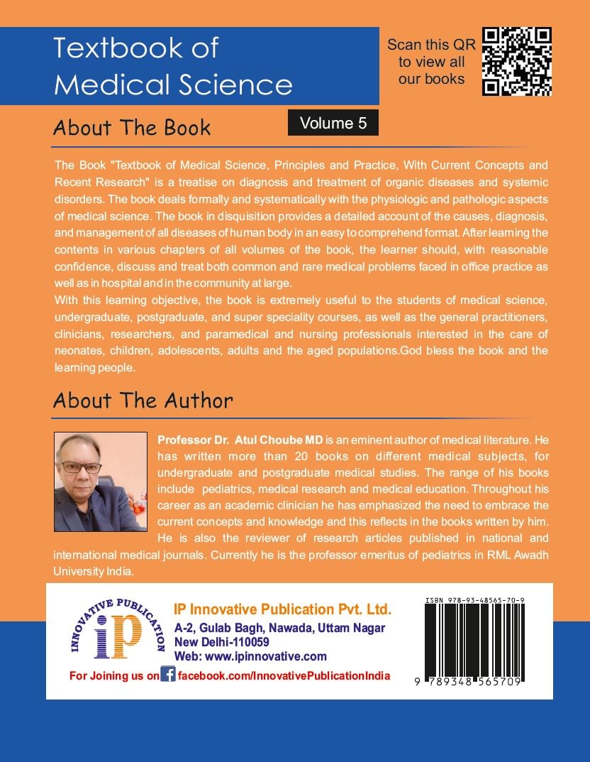 Textbook of Medical Science: Principles and Practice (Volume 5) (First Edition, November 2025) - Retail Maharaj