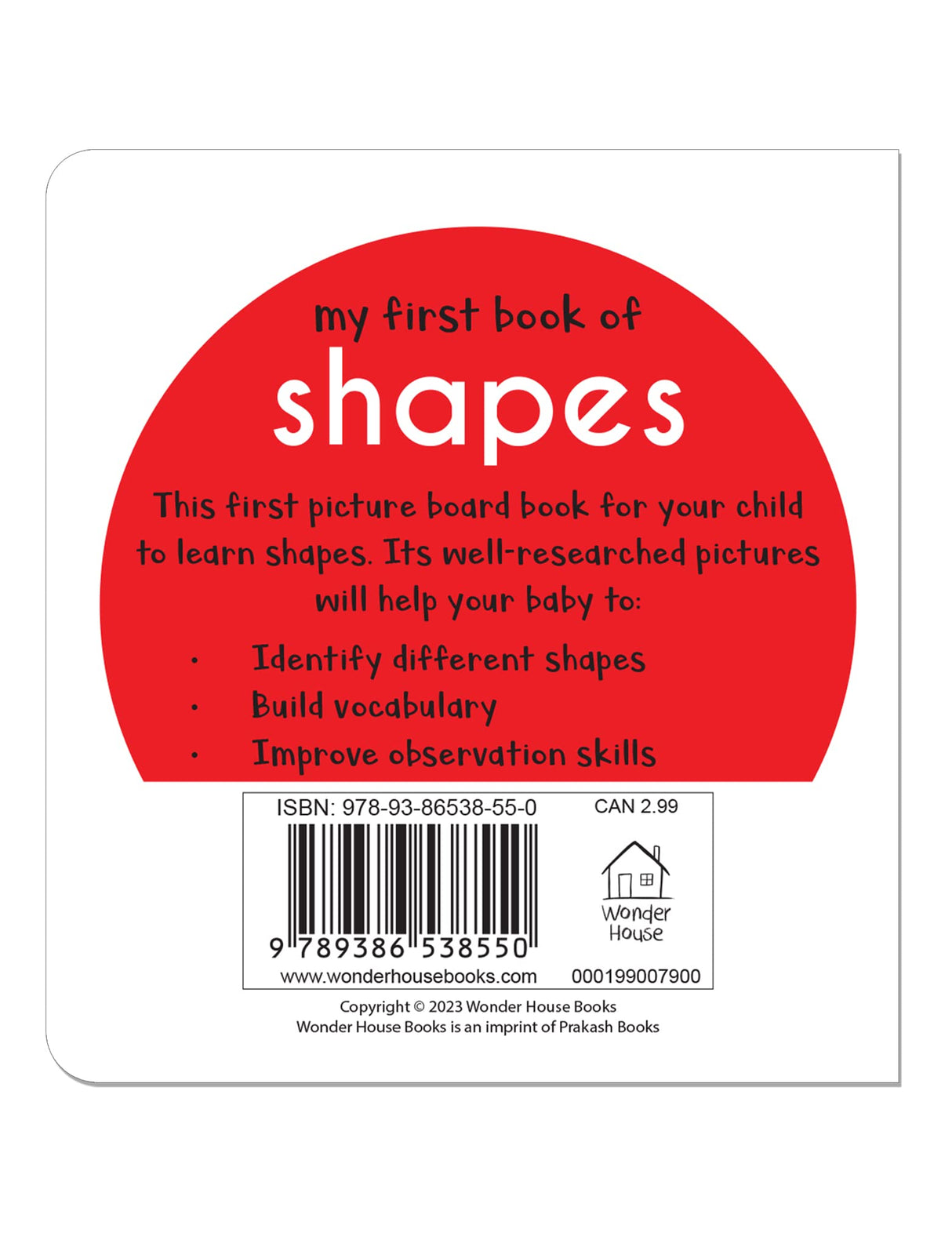 My First Book of Shapes | First Board Book for Babies, Toddlers & Preschoolers | Learn Basic Shapes Like Circle, Square, Triangle with Bright Pictures | Early Learning Book for Kids Ages 0-3 Years - Retail Maharaj