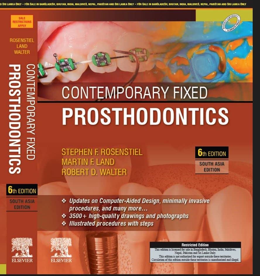 Contemporary Fixed Prosthodontics, 6e, South Asia Edition - Retail Maharaj