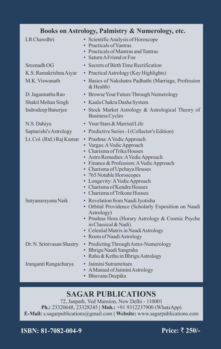 Conjunction Of Planets Based On Hindu Astrology The Original Book by Dr. L.R. Chawdhri - (English Version) - Retail Maharaj