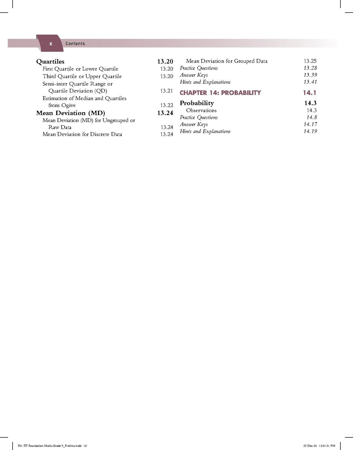 Pearson IIT Foundation' 25 Mathematics Class 9 | For JEE, NTSE & Olympiad Exams |As per CBSE, ICSE & State Curriculums | Includes JEE Practice ... Pearson MyInsights & elibrary |13th edition - Retail Maharaj