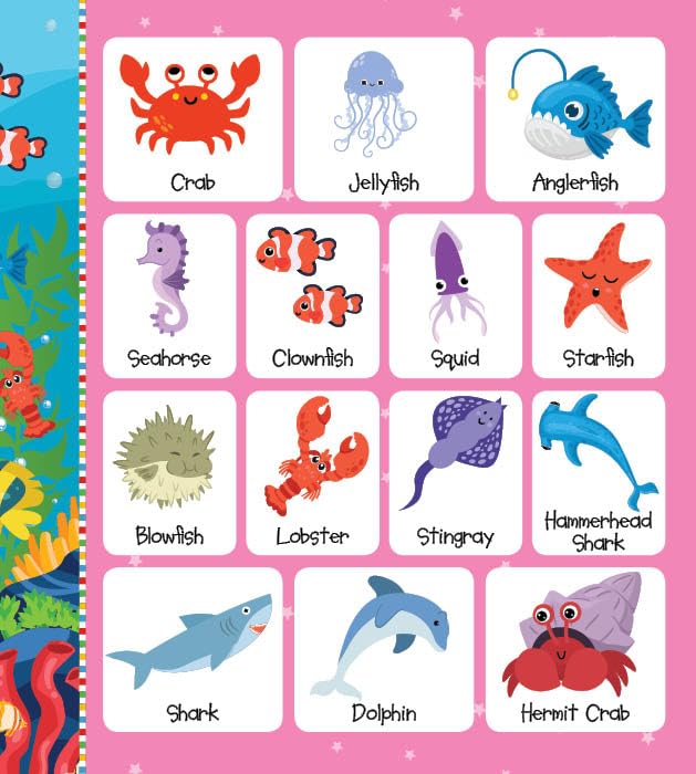 Booktopus Board Book - My First 100 Animals - Early Learning Books for Kids - Picture Books for Baby 4+ Years (My First 100 Board Book) - Retail Maharaj
