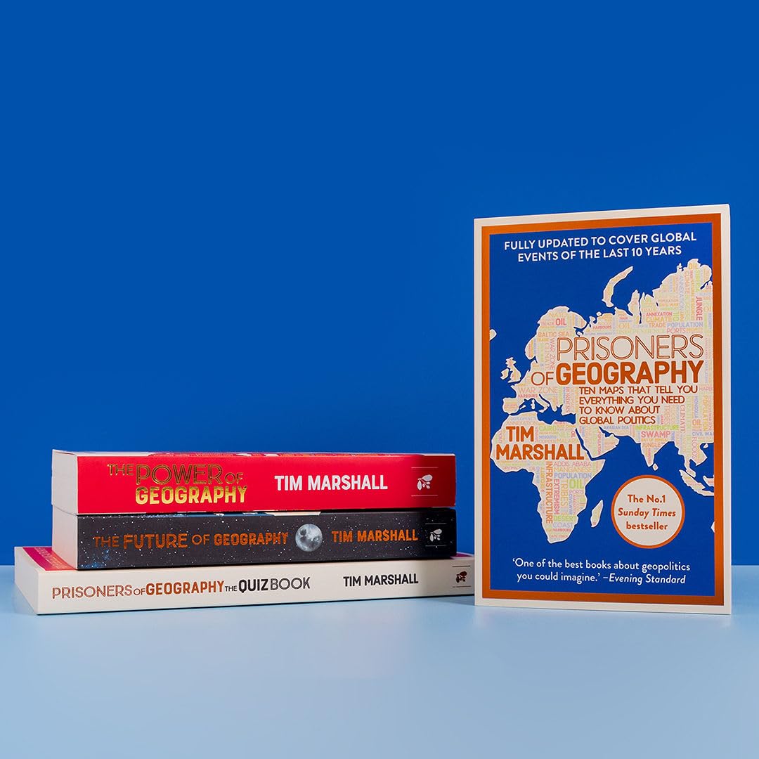 Prisoners of Geography: FULLY UPDATED NEW EDITION OF THE #1 SUNDAY TIMES BESTSELLER (Tim Marshall on Geopolitics) - Retail Maharaj