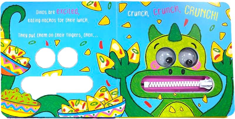 Wobbly Eye Zipper Snackasaurus - Retail Maharaj