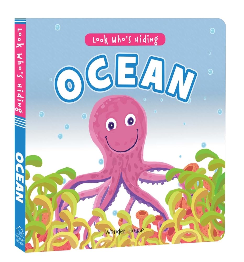 Look Who's Hiding - Ocean : Pull The Tab Novelty Books For Children - Retail Maharaj