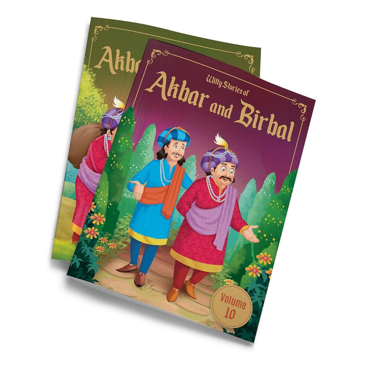 Witty Stories of Akbar and Birbal - Collection of 10 Books: Illustrated Humorous Stories For Kids - Retail Maharaj